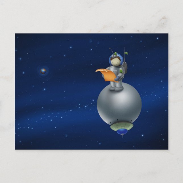 Astronaut Postcard (Front)