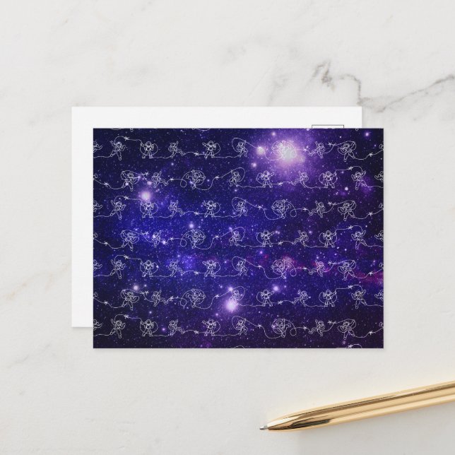 Astronaut Postcard (Front/Back In Situ)