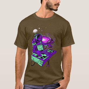 Astronaut Psychedelic Music DJ Mixer Psytrance T-Shirt