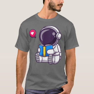 Astronaut reading book T-Shirt