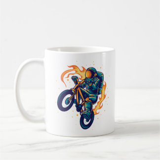 Astronaut Riding A BMX Coffee Mug