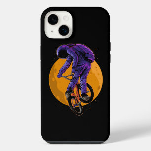 Astronaut Riding Bmx Bike On The Moon Halloween iPhone 14 Plus Case