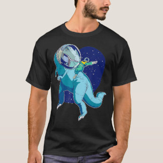Astronaut Riding T-Rex Dinosaur Astro T-Rex T-Shirt
