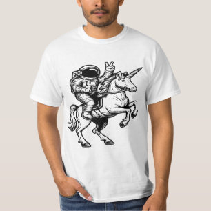 Astronaut Riding Unicorn T-Shirt
