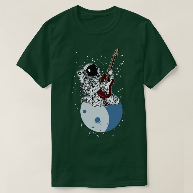 ASTRONAUT ROCK STAR T-Shirt (Design Front)