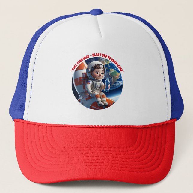 "Astronaut Rocket Space Adventure Casquette (Devant)