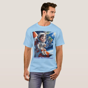 “Astronaut Rocket Space Adventure Graphic T-Shirt” T-Shirt