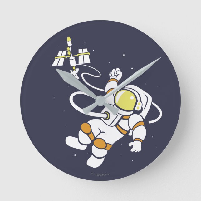 Astronaut Round Clock (Front)