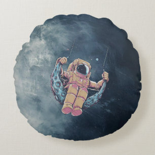 Astronaut Round Pillow