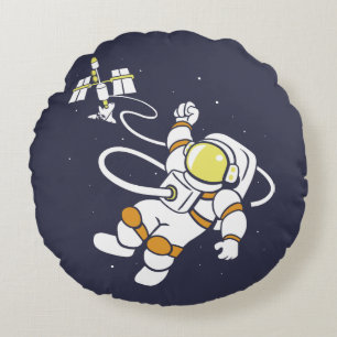 Astronaut Round Pillow