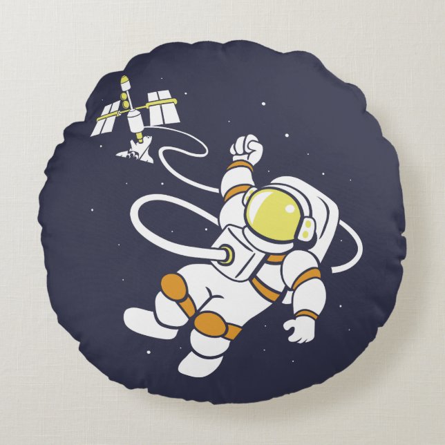 Astronaut Round Pillow (Front)