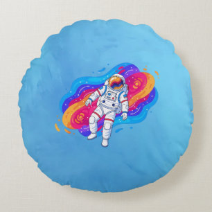 Astronaut Round Pillow