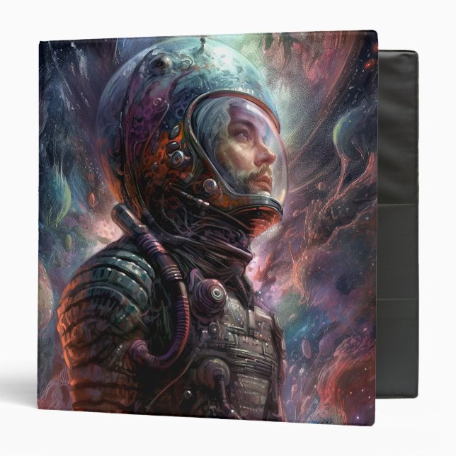 Astronaut Science Fiction Art Binder (Front/Inside)