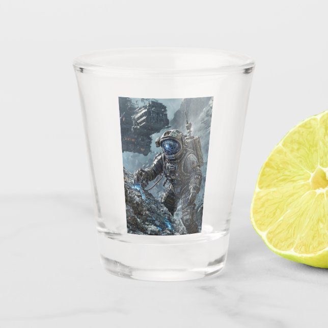 Astronaut Shot Glass (Front)