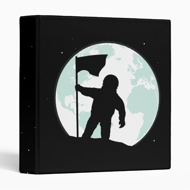 Astronaut Silhouette Binder (Front/Spine)