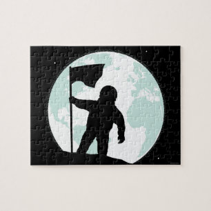 Astronaut Silhouette Jigsaw Puzzle