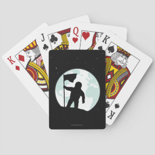 Astronaut Silhouette Playing Cards