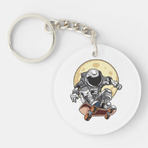 Astronaut Skate Keychain