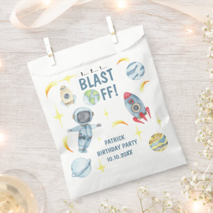 Astronaut Space Birthday Party  Favour Bag