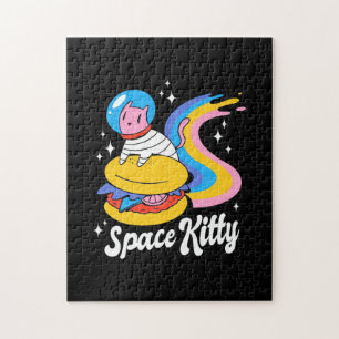 Astronaut Space Cat Jigsaw Puzzle