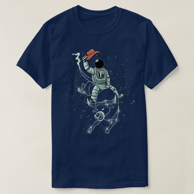Astronaut Space Cowboy by Tobe Fonseca T-Shirt (Design Front)