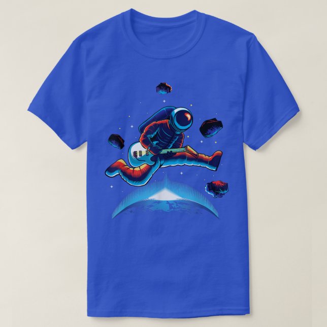 Astronaut Space Funny Space Cool Space Galaxy Star T-Shirt (Design Front)