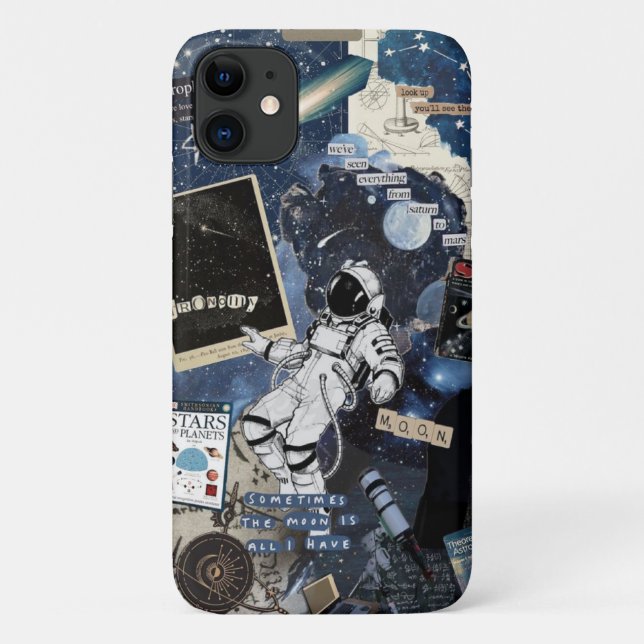 Astronaut Space iPhone 11 Case – Unique design  (Back)