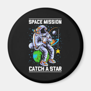 Astronaut Space Mission Catch A Star Magnet