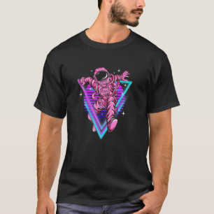 Astronaut Space Vaporwave Retrowave Synthwave Retr T-Shirt