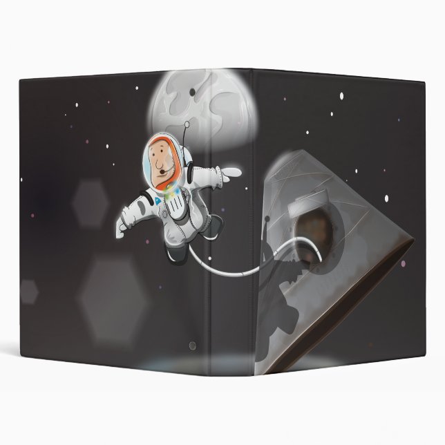 Astronaut Space Walk outside capsule Binder (Background)