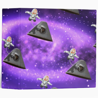 Astronaut Space Walk outside capsule Binder