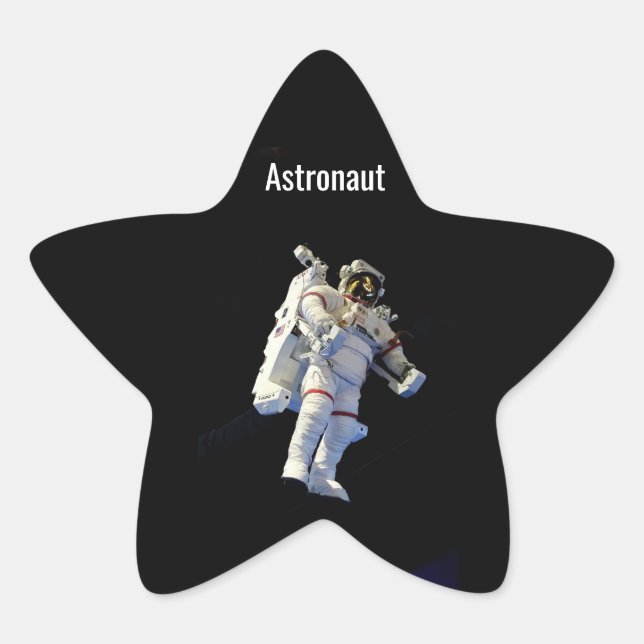 Astronaut  star sticker (Front)
