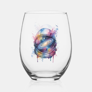 Astronaut Stemless Wine Glass