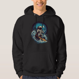 Astronaut Surfing_2 Hoodie