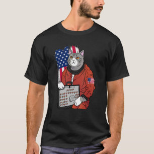 Astronaut Synthesizer Cat Music Producer Synth Usa T-Shirt