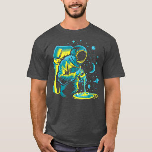 Astronaut T-Shirt Space Milky Way Moon Shirt Sun W