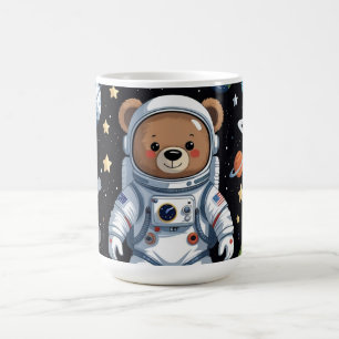 Astronaut Teddy Cut Space Coffee Mug