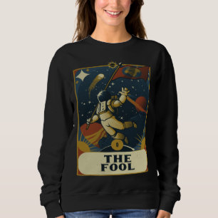 Astronaut The Fool Astronomy Tarot Card Read Witch Sweatshirt