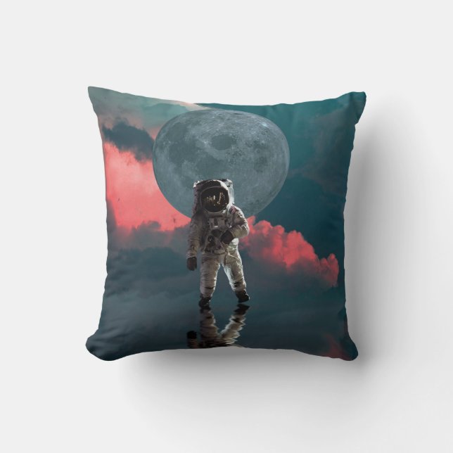 Astronaut Throw Pillow (Front)