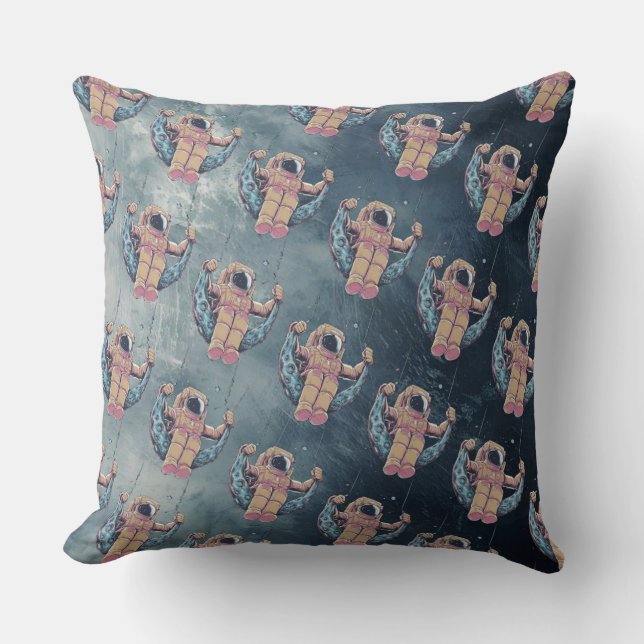 Astronaut Throw Pillow (Front)