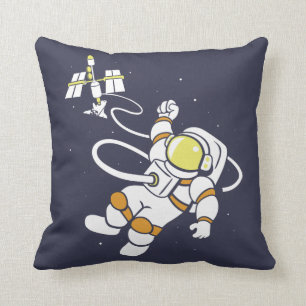 Astronaut Throw Pillow