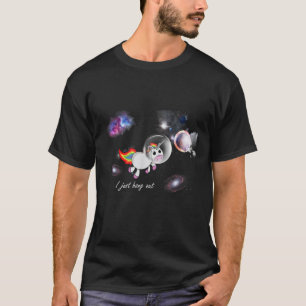 Astronaut Unicorn Funny Space Galaxy Boys Girls T-Shirt