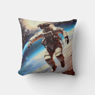ASTRONAUT UNTETHERED THROW PILLOW