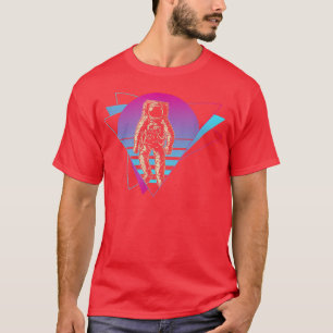 Astronaut Vapowave Astronaut Space Planet T-Shirt