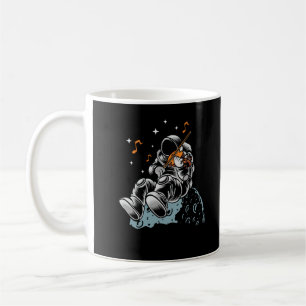 Astronaut Violin Player String Instrument Musician Coffee Mug