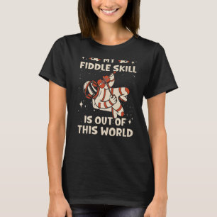 Astronaut Violin Player Violinist Violine Viola T-Shirt