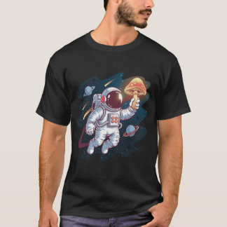 astronaut with balloon t-shirt