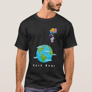  astronaut With Balloons landing earth t-shirt