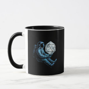 Astronaut with Moon Dice Mug