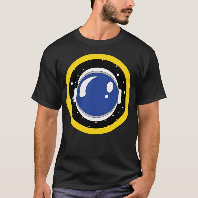 Astronaut Yellow T-Shirt (Front)